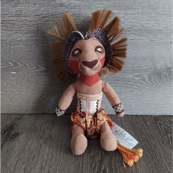 Disney The Lion King Tribal Broadway Musical SIMBA Plush - Picture 1 of 4